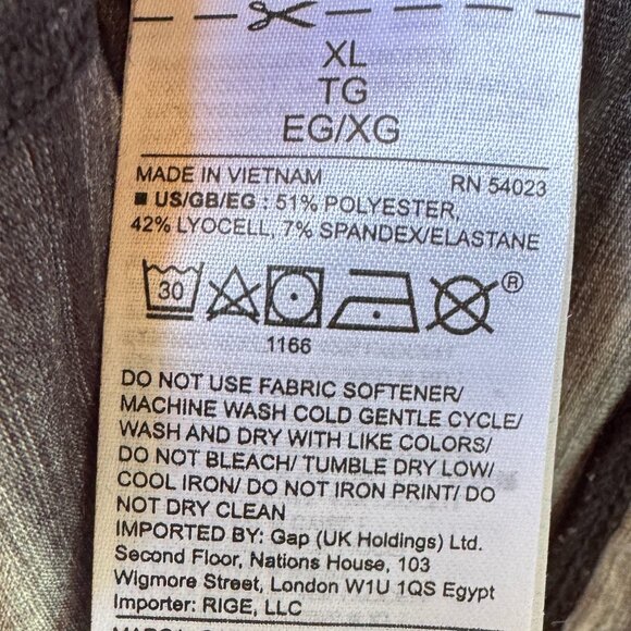 NEW GAP FIT Black/White/Blue Stripe Long Sleeve Stretch Hoodies Women's X-Large - Picture 16 of 16